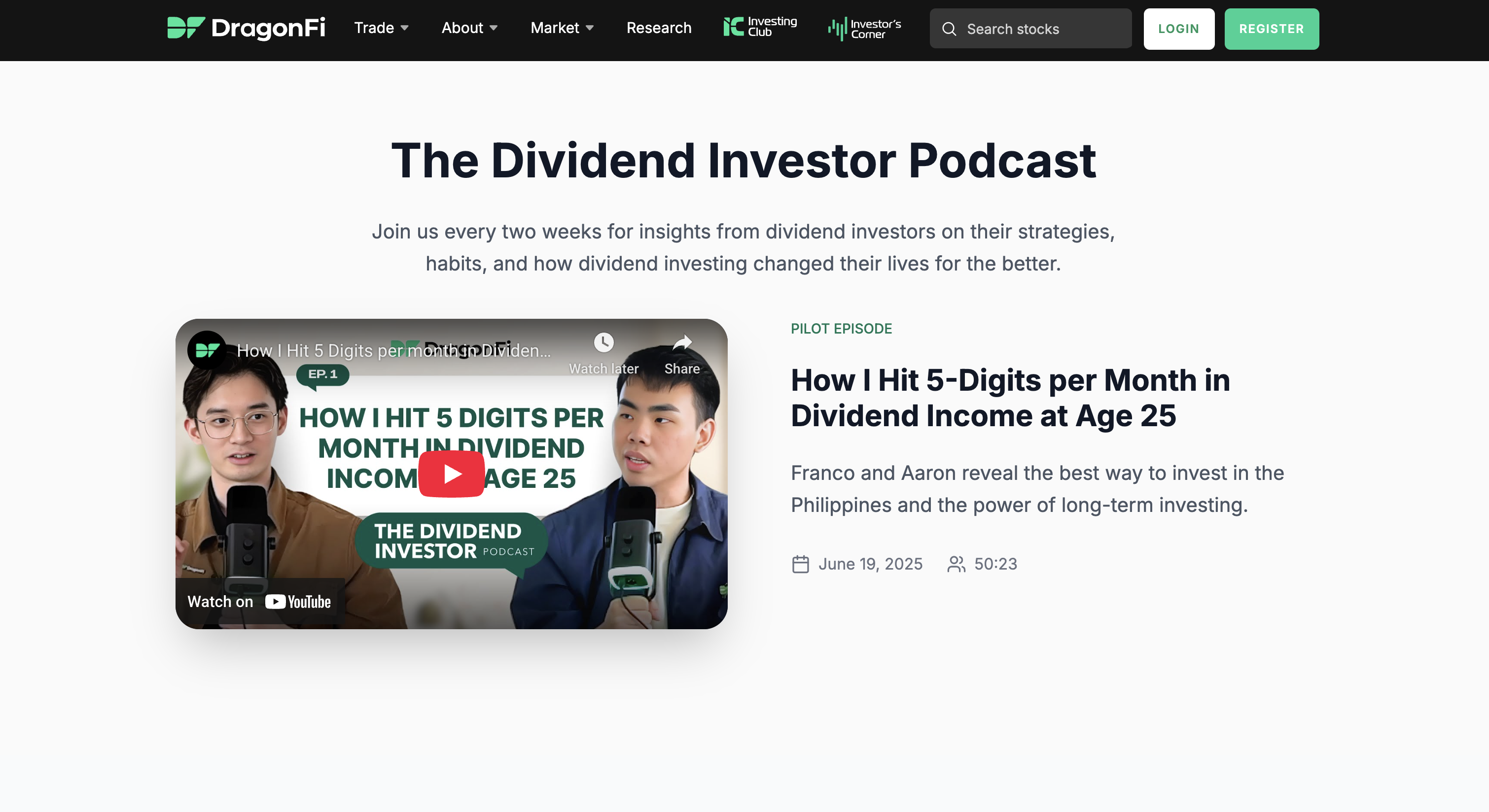 The Dividend Investor Podcast